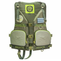 Жилет страховочный Aquatic ЖС-03Х (размер 46-48 Хаки)