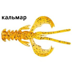 Силиконовая приманка Crazy Fish Nimble 2.5" 44-65-9-6 кальмар цв. caramel (карамель)