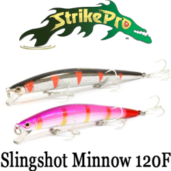 Strike Pro Slingshot Minnow 120F (EG-145F)