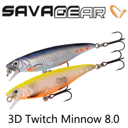 Savage Gear 3D Twitch Minnow 8