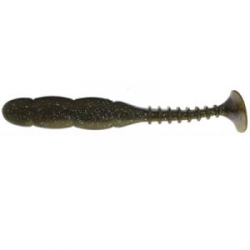 Виброхвост Reins Fat RockVibe Shad 5" (в уп.5 шт.) цв. #005 Green Pumpkin Blue