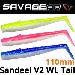 Savage Gear Sandeel V2 WL Tail 110