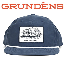 Grundens Captains Heritage Cap, Navy