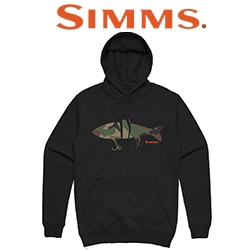 Simms Bass Destruction Hoody, Black