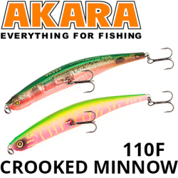 Akara Crooked Minnow 110F 10 гр.