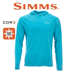 Simms SolarFlex Hoody, Meridian Heather