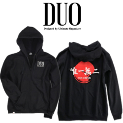 DUO Logo Hoodie 18 #Black