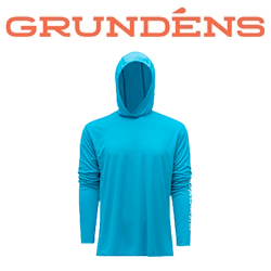 Grundens Tough Sun Hoodie, Azure