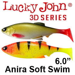 Lucky John 3D Series Anira Soft Swim 6"