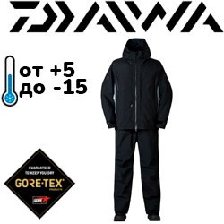 Daiwa DW-1824 Gore-tex Combination Up Winter Suit (Black)