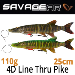 Savage Gear 4D Line Thru Pike 25cm 110g