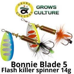 Grows Culture Bonnie Blade 5 Flash killer spinner 14g