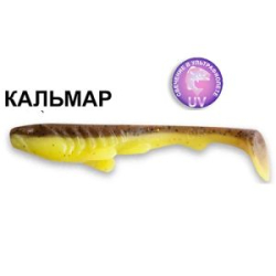Силиконовая приманка Crazy Fish Tough 5" 28-125-30d-6 кальмар цв. caddisfly pupa by MF (куколка ручейника)