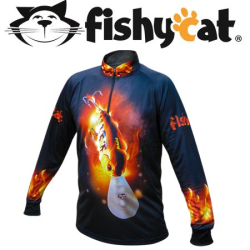 Fishycat Fire Deepcat T-Shirt