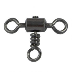 Вертлюжок Fish Season цилиндрический на три направления, №4 (35 кг), (упак. 7 шт)