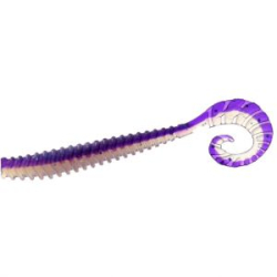 Силиконовая приманка Flagman Striker 2.5" цв. #0531 Violet/Pearl White