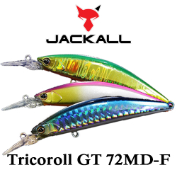 Jackall Tricoroll GT 72MD-F