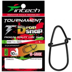 Застежка Intech Tournament Drop Snap Matt black (9 шт) (#0)