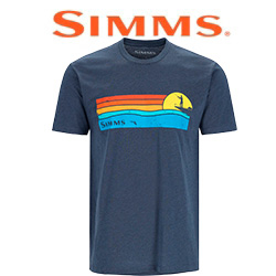 Simms Sunset T-Shirt, Navy Heather