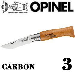 Opinel №3 VRN Carbon Tradition