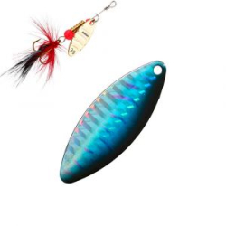 Блесна вращающаяся Mikado Stream №1 - серебро/70 HOLO