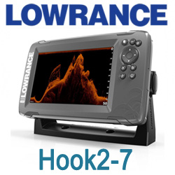 Lowrance Hook2-7 Tripleshot Us Coastal/Row