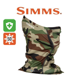 Simms BugStopper Sungaiter, Woodland Camo