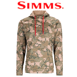 Simms Challenger Fishing Hoody, Regiment Camo Olive Drab