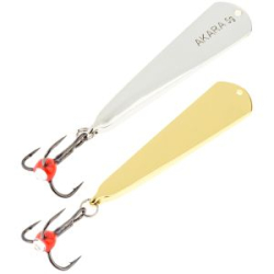 Блесна зимняя Akara Tournament Ice Nota 35 3 гр. цвет SIL/GO