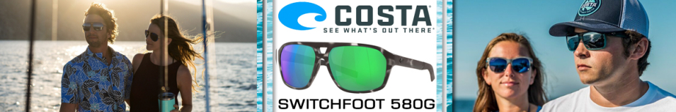 Costa Switchfoot 580G Ocearch Matte Tiger Shark/Green Mirror 580G