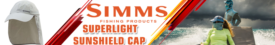 Simms Superlight Sunshield Cap, Sterling