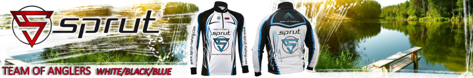 Sprut Team of Anglers White/Black/Blue