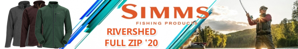 Simms Rivershed Full Zip '20, Forest
