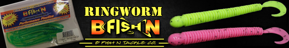B Fish & Tackle Ringworm 4"