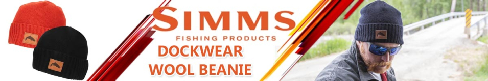 Simms Dockwear Wool Beanie, Simms Orange