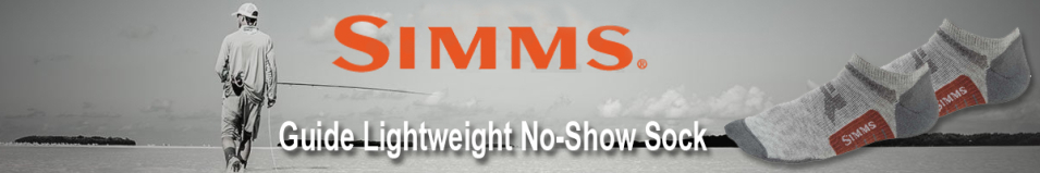 Simms Guide Lightweight No-Show Sock