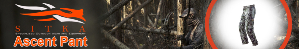 Sitka Ascent Pant Optifade Forest