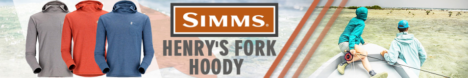 Simms Henry's Fork Hoody, Navy Heather