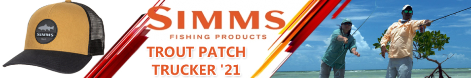 Simms Trout Patch Trucker '21, Dark Bronze