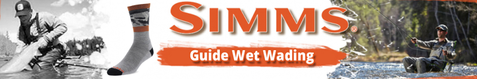 Simms Guide Wet Wading Socks, Sterling