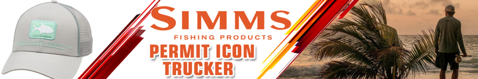 Simms Permit Icon Trucker, Sterling