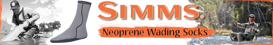 Simms Neoprene Wading Socks, Steel