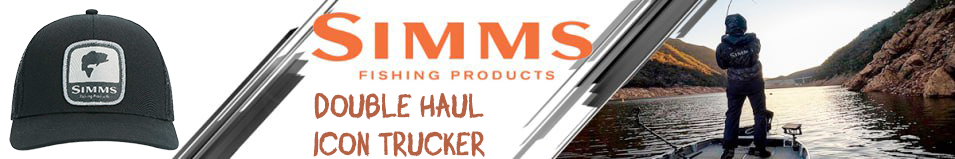 Simms Double Haul Icon Trucker, Bass Black