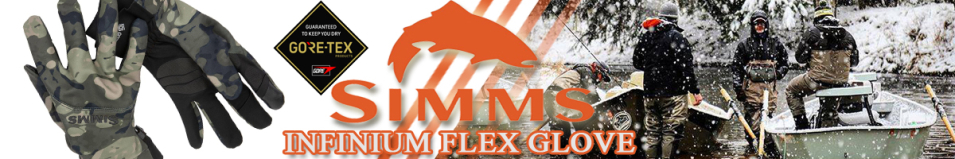 Simms Gore-Tex Infinium Flex Glove, Riparian Camo
