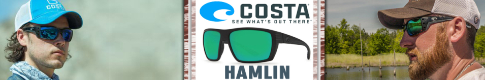 Costa Hamlin 580 P Blackout/Green Mirror