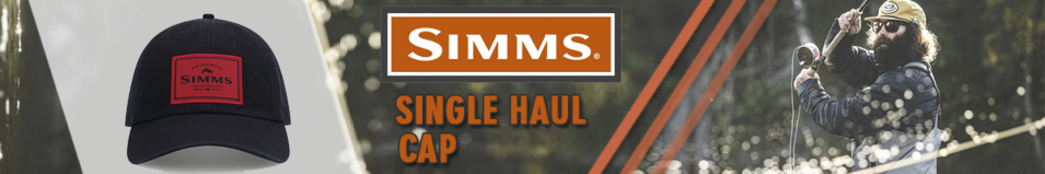 Simms Single Haul Cap, Black Red