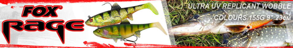 Fox Rage Ultra UV Replicant Wobble Colours 155g 9"/23cm