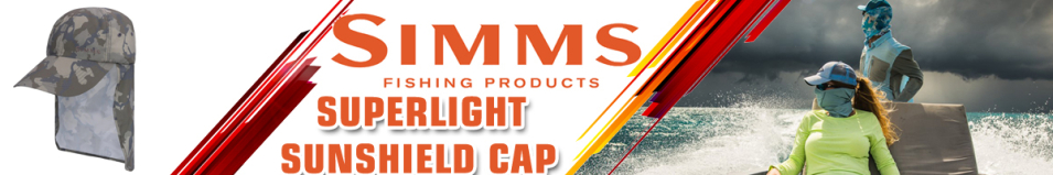Simms Superlight Sunshield Cap, Regiment Camo Olive Drab