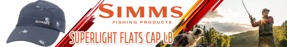 Simms Superlight Flats Cap LB, Sterling Cowboy Fly Dark Moon