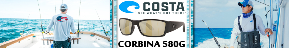 Costa Corbina 580G Blackout/Sunrise Silver Mirror